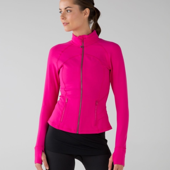 lululemon athletica Jackets & Blazers - Lululemon Hustle Your Bustle Pink Jacket size 6